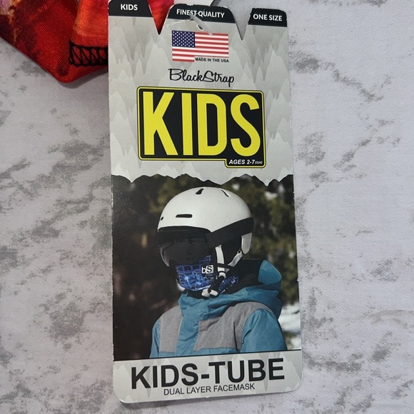 NWT Blackstrap Kids Tube Dual Layer Face-mask Abstract One Size Ages 2-7 - Picture 6 of 6
